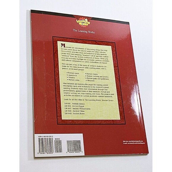 Museum Series: Ancient Rome, Egypt, Greece, China and Mesop. set of 5 Workbooks - Picture 12 of 12